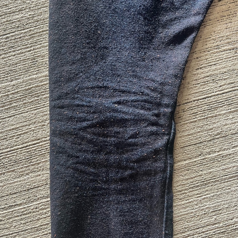 PBJ  x Okayama Kakishibu Indigo Denim Relaxed Taper Fit Size 32 - Picture 9 of 10